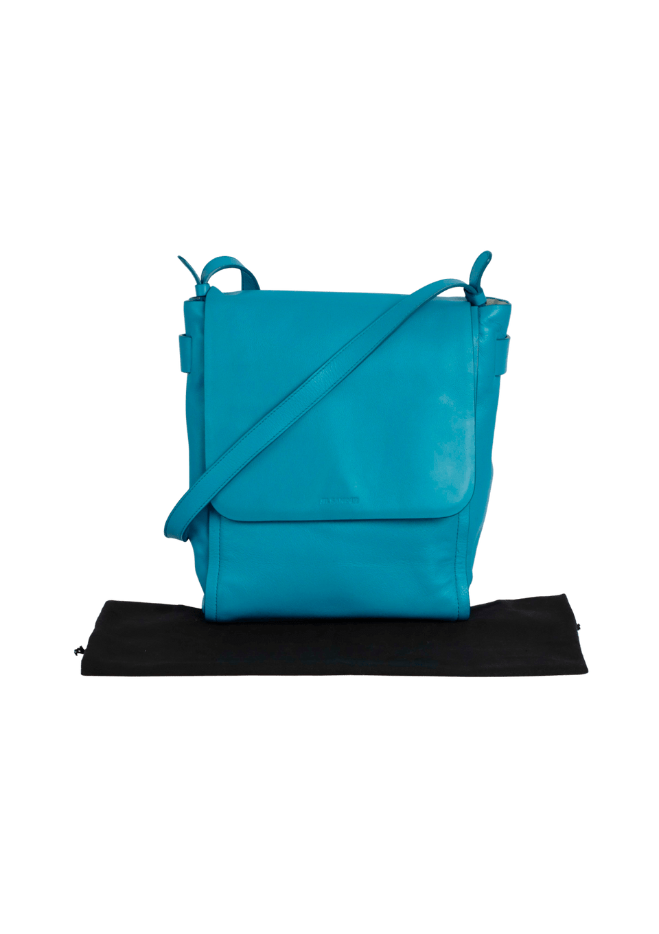 BOLSA JIL SANDER LEATHER SHOULDER BAG AZUL ORIGINAL – Gringa