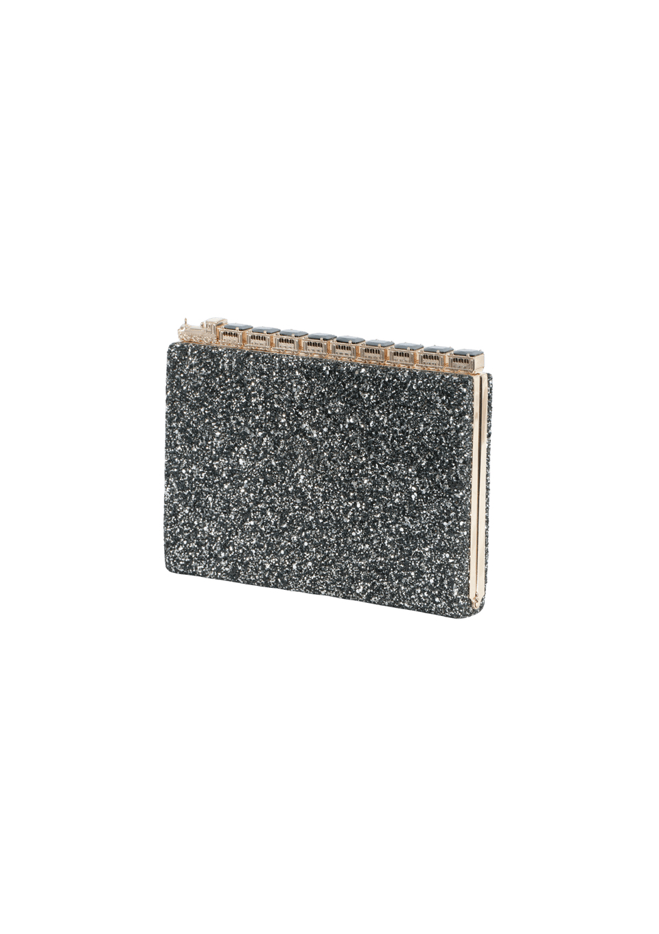 ALL ABOARD EMANUELLE GLITTER CLUTCH