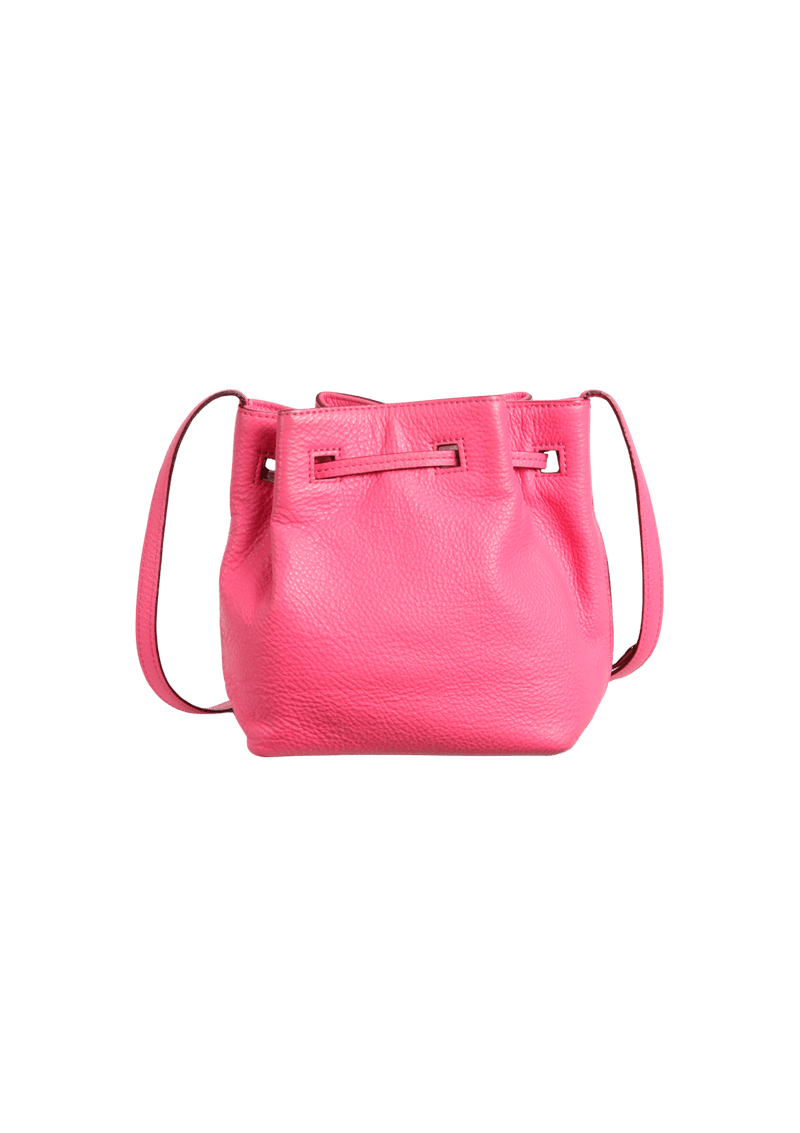 LEATHER BUCKET BAG