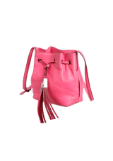 LEATHER BUCKET BAG