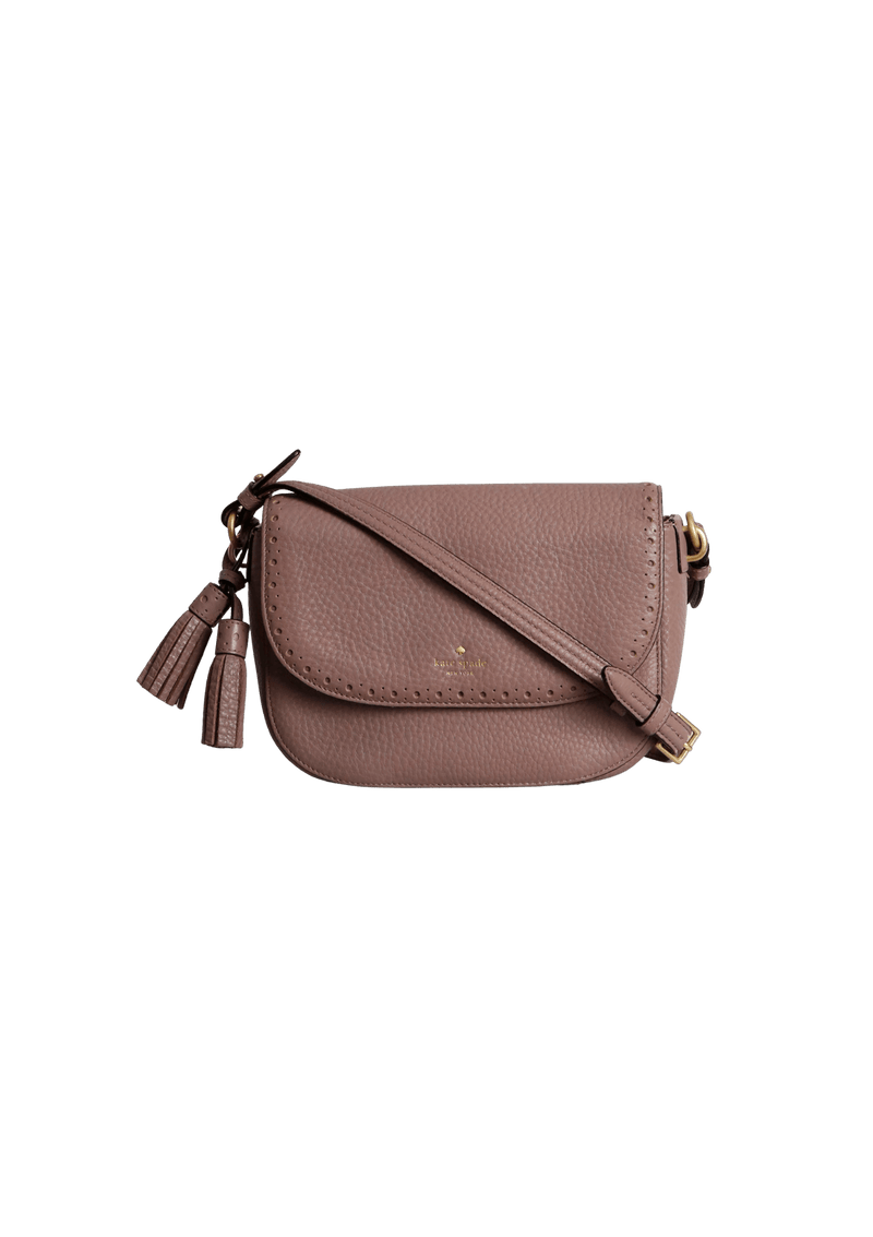 LEATHER CROSSBODY BAG