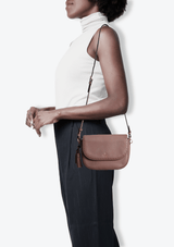 LEATHER CROSSBODY BAG