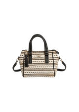 WOVEN ALENA SATCHEL BAG
