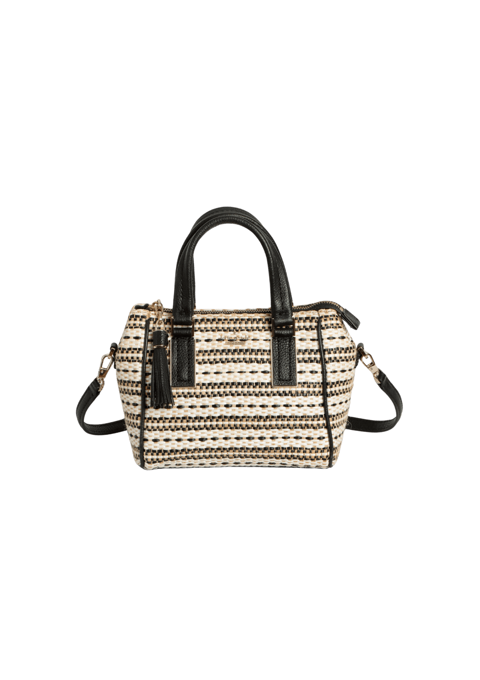 WOVEN ALENA SATCHEL BAG
