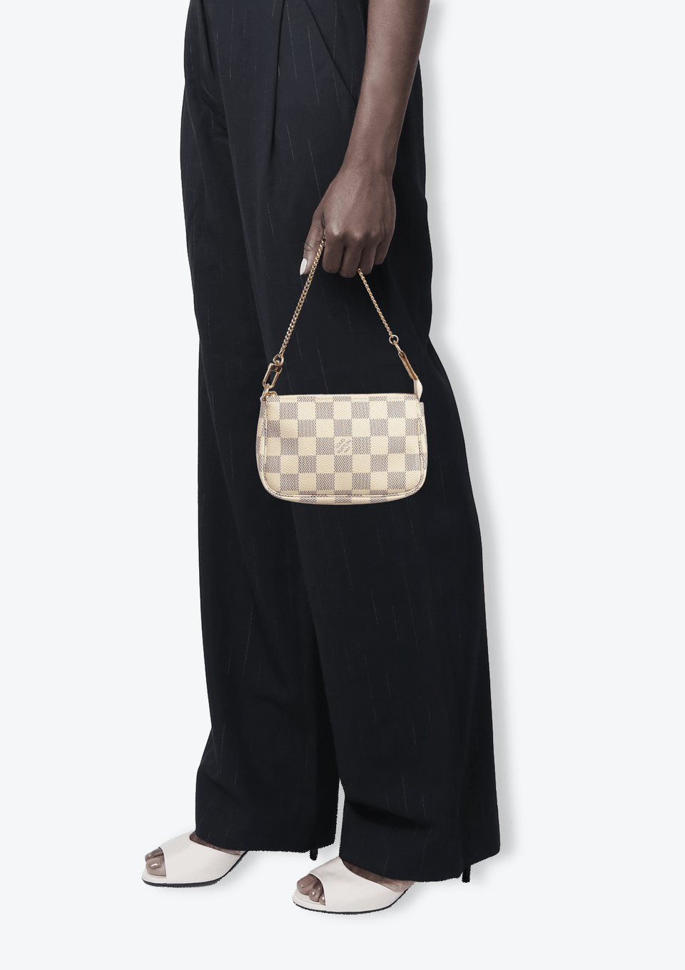 DAMIER AZUR POCHETTE ACCESSOIRES MINI