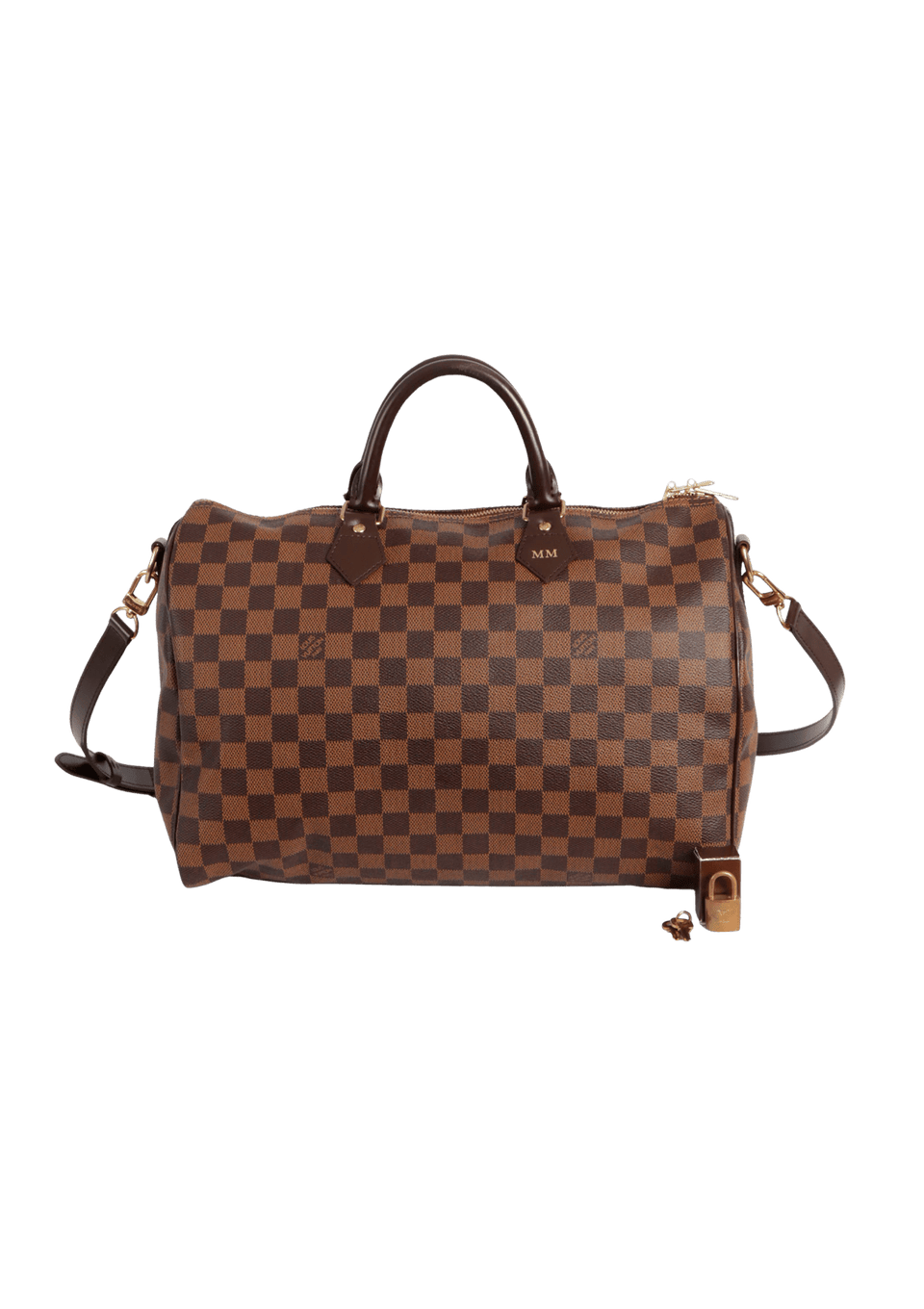 DAMIER ÉBÈNE SPEEDY 35 BANDOULIÈRE