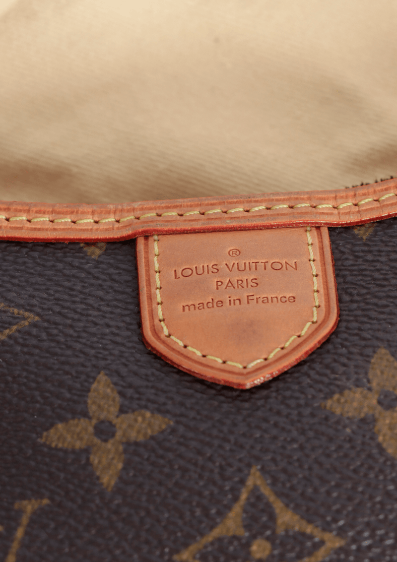 BOLSA LOUIS VUITTON MONOGRAM DELIGHTFUL POCHETTE MINI MARROM