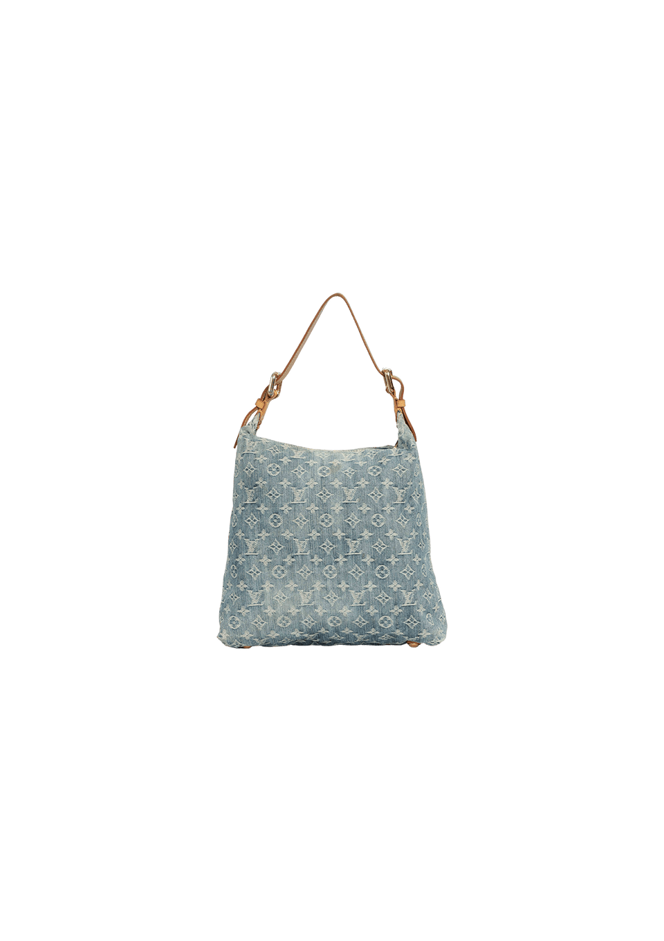 MONOGRAM DENIM BAGGY GM