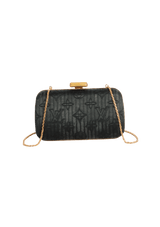 MONOGRAM SATIN MINAUDIÈRE MOTARD CLUTCH