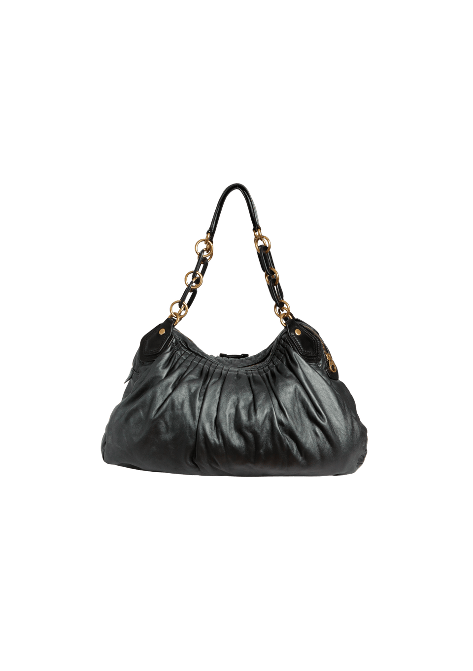 LEATHER HOBO BAG