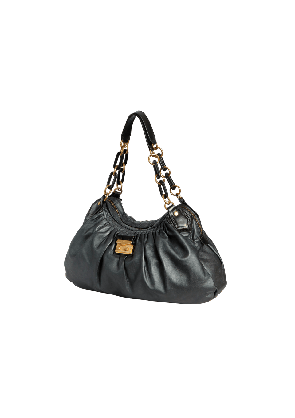 LEATHER HOBO BAG