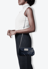 LEATHER FLAP BAG