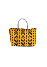 WOVEN PLASTIC TOTE