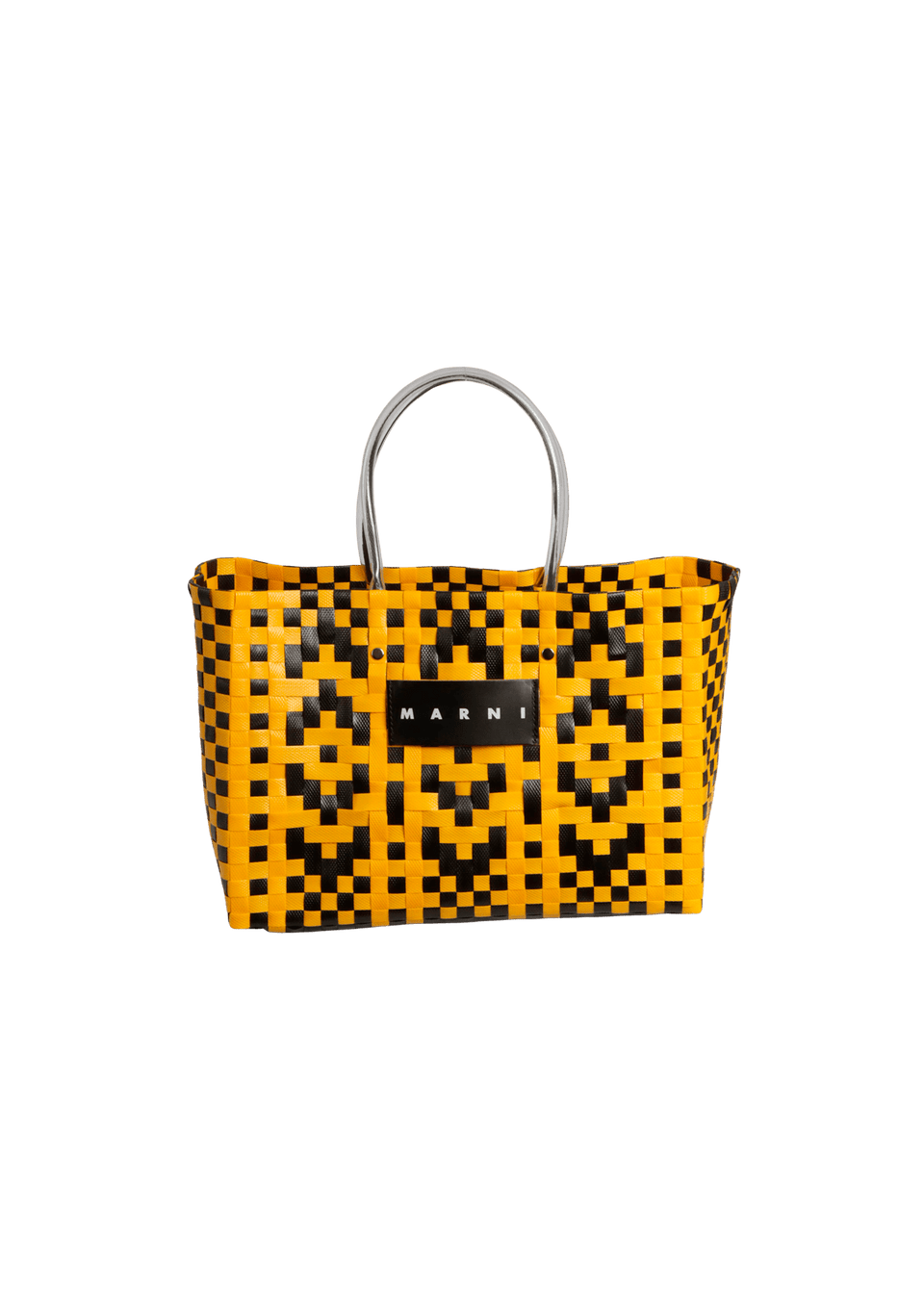 BOLSA MARNI WOVEN PLASTIC TOTE AMARELO ORIGINAL – Gringa
