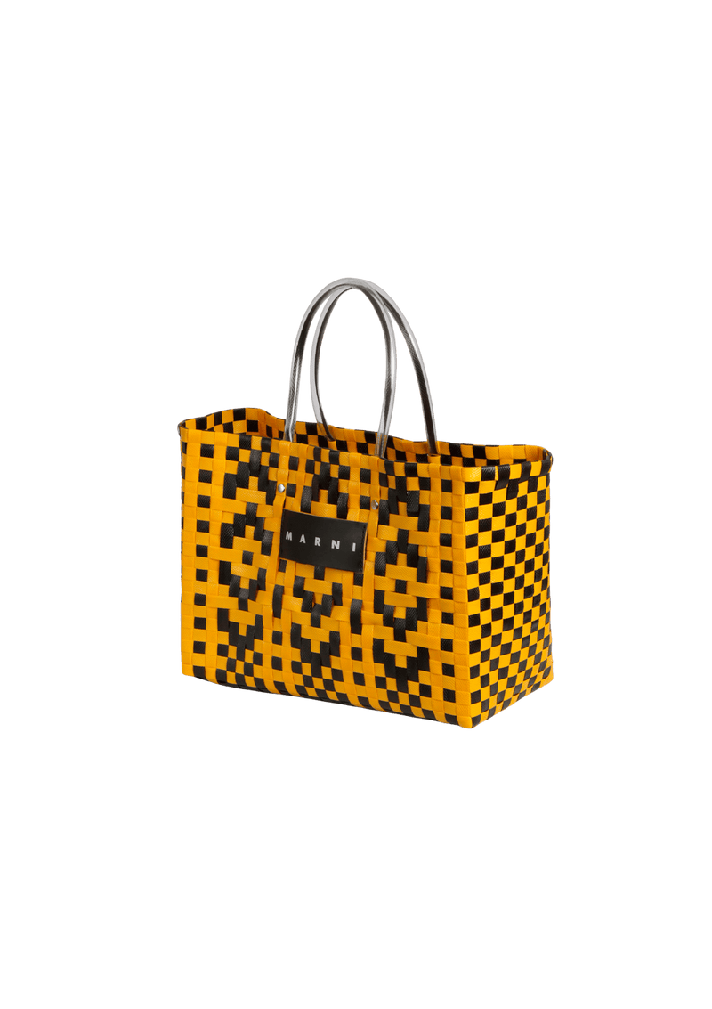 WOVEN PLASTIC TOTE