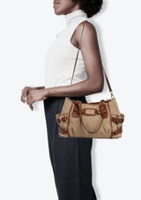 BELTED SATCHEL BAG