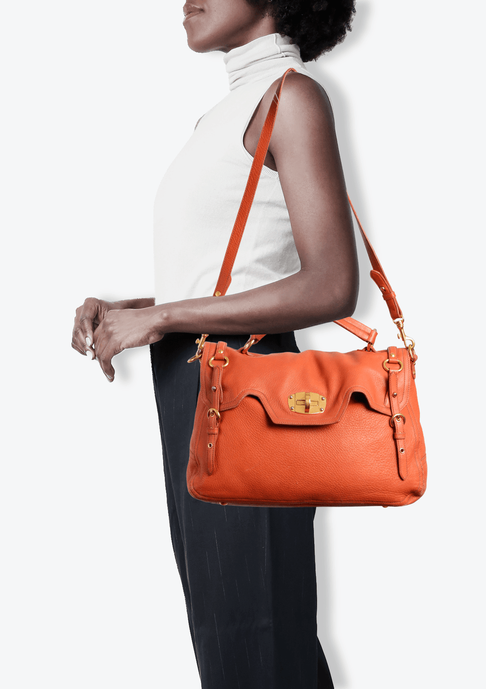 EAST WEST SATCHEL BAG