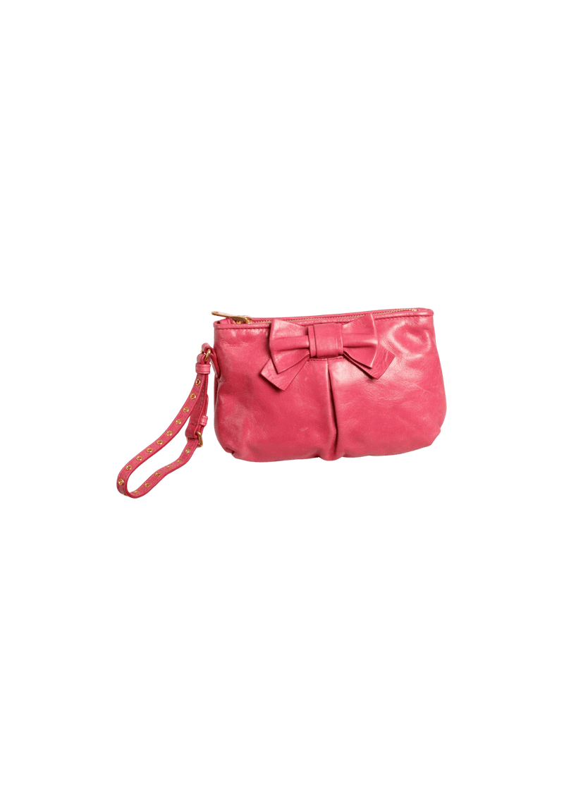 LEATHER WRISTLET