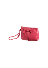 LEATHER WRISTLET