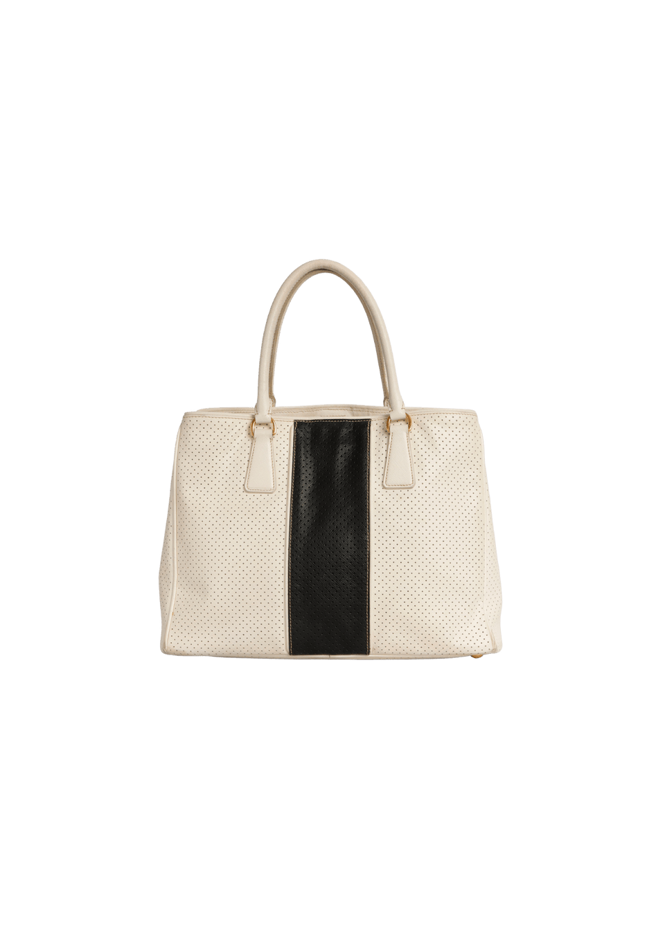 GALLERIA BICOLOR PERFORATED TOTE