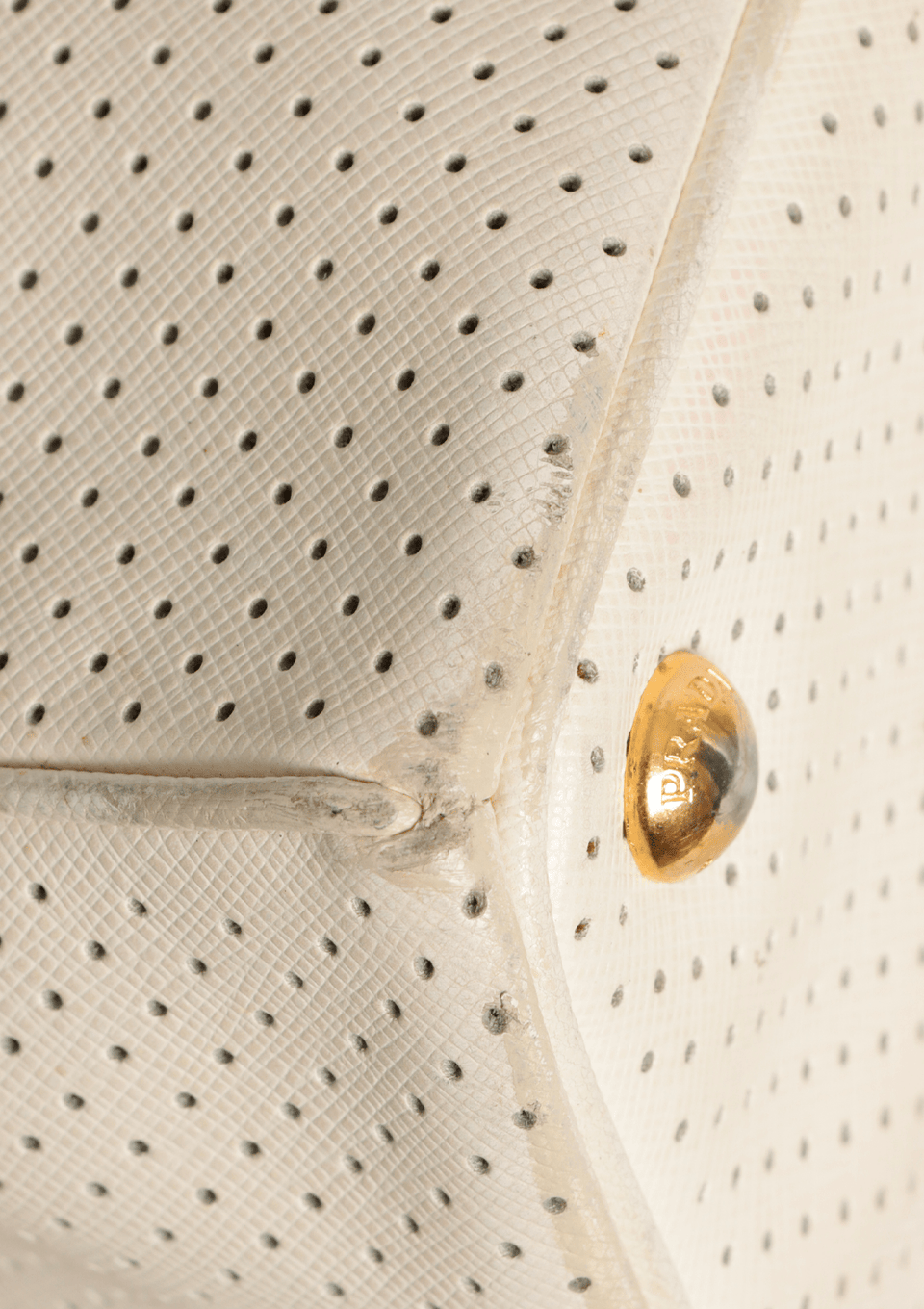 GALLERIA BICOLOR PERFORATED TOTE