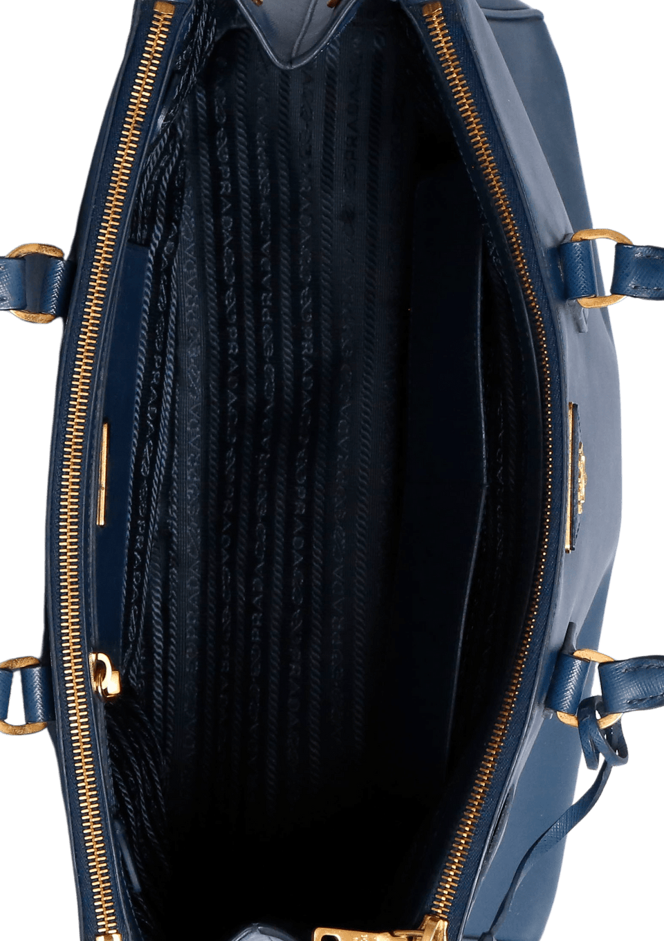 LARGE SAFFIANO LUX DOUBLE ZIP GALLERIA