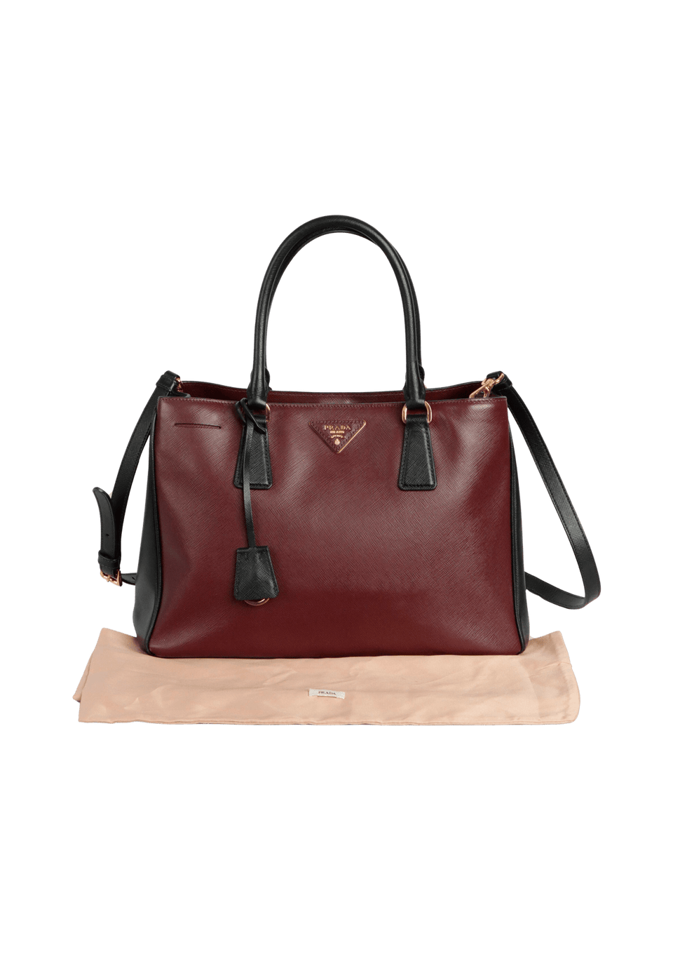 SAFFIANO LUX DOUBLE ZIP GALLERIA