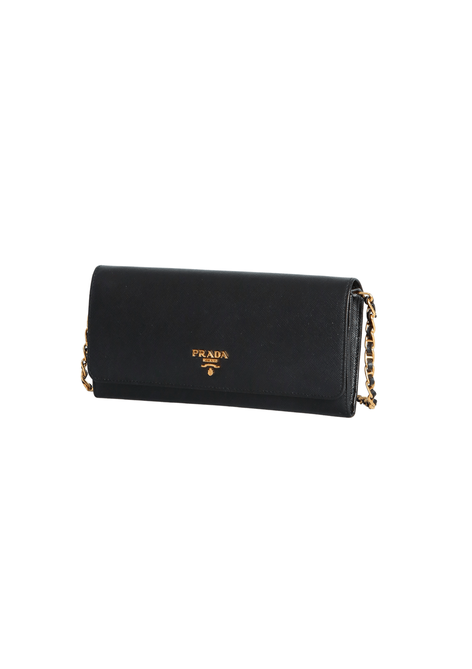 SAFFIANO METAL WALLET ON CHAIN
