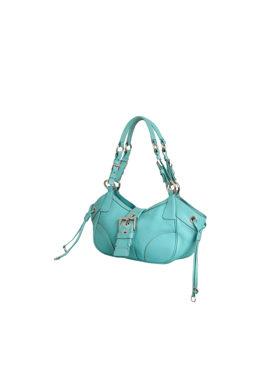 VINTAGE VITELLO DAINO BELTED SHOULDER BAG