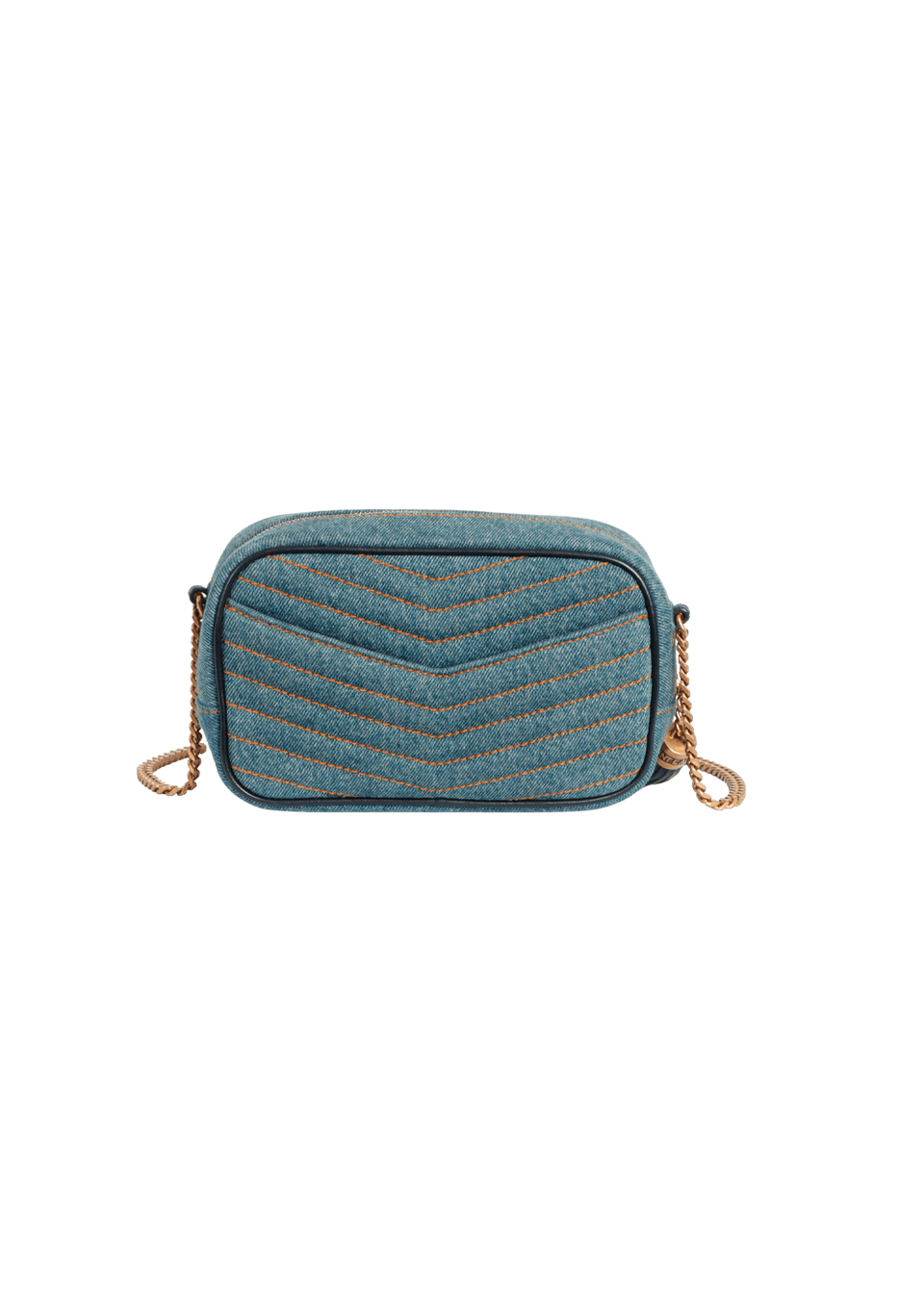 DENIM MINI LOU CAMERA BAG