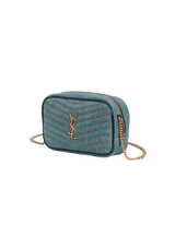 DENIM MINI LOU CAMERA BAG