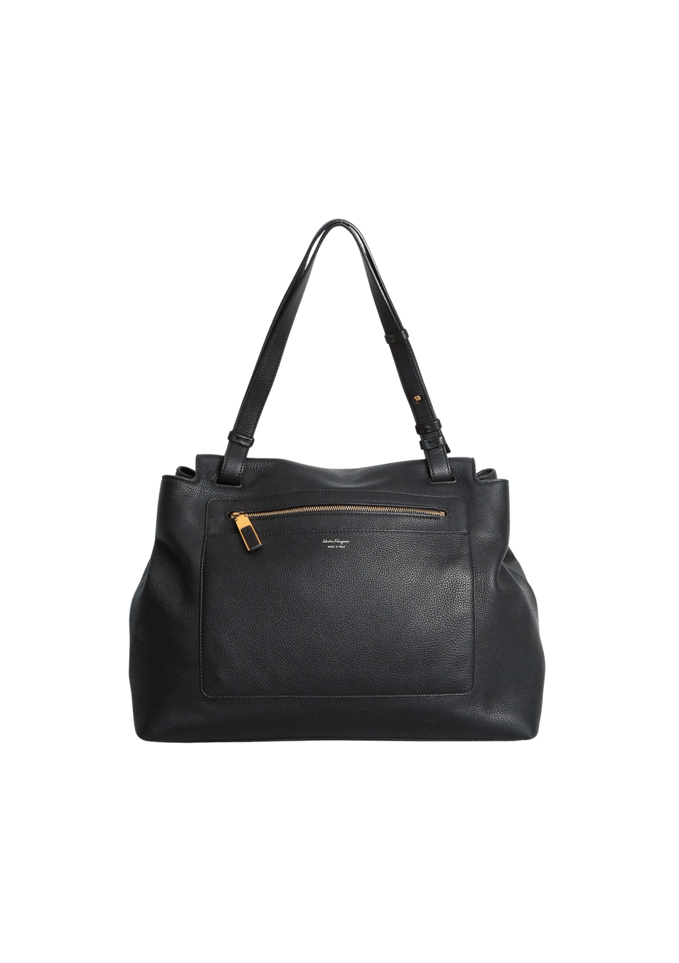 BOLSA SALVATORE FERRAGAMO GINGER TOP HANDLE BAG PRETO ORIGINAL