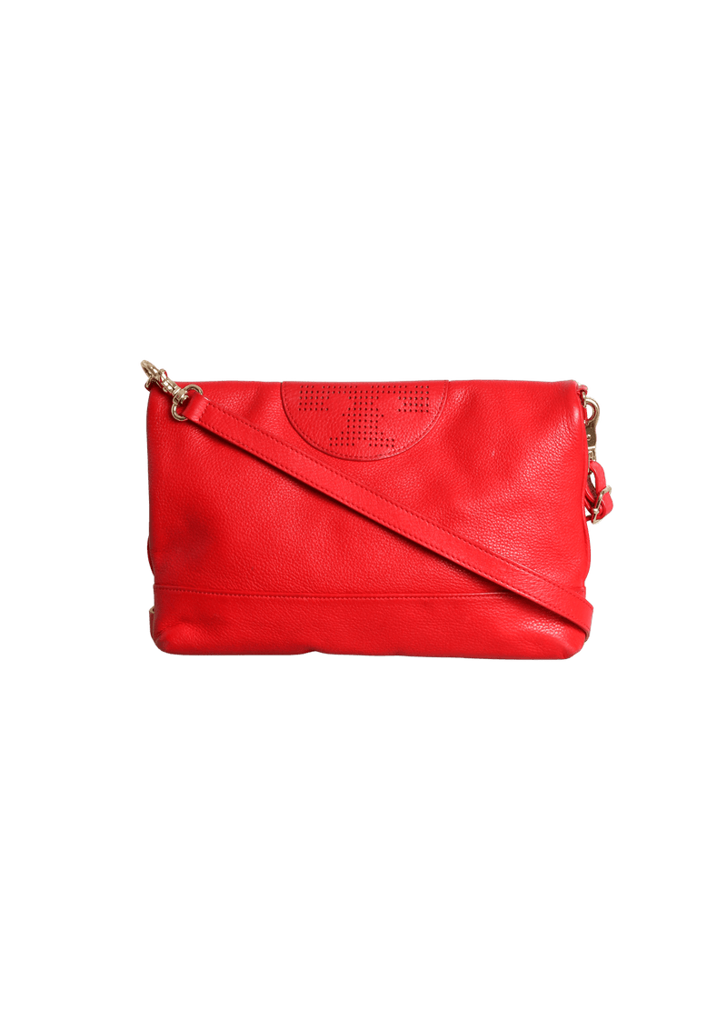 BOLSA TORY BURCH KIPP FOLD OVER BAG VERMELHO ORIGINAL Gringa