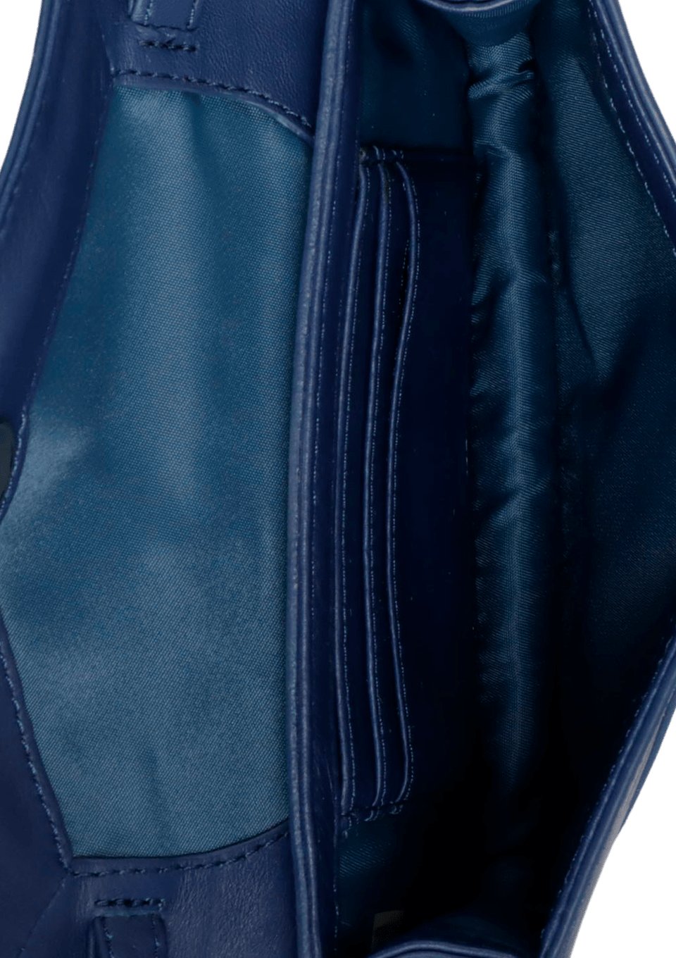 LEATHER CHAIN FLAP BAG