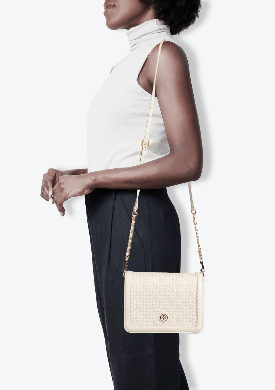 LEATHER FLAP BAG
