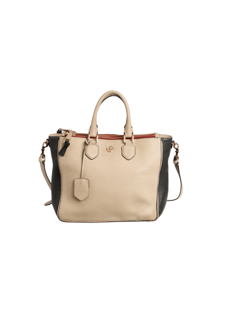 LEATHER SATCHEL BAG