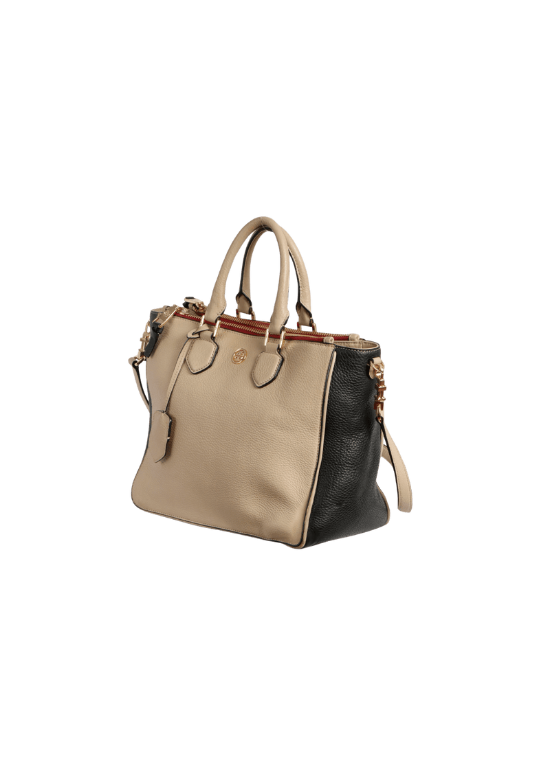 LEATHER SATCHEL BAG