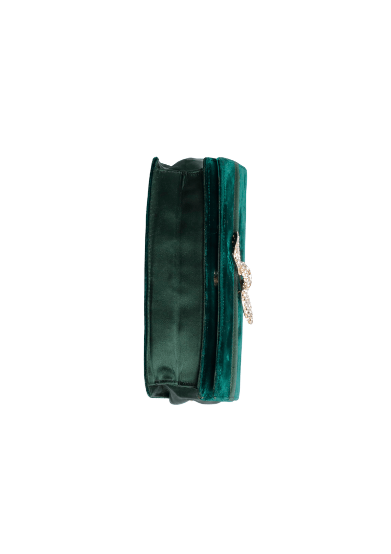 VELVET FLAP BAG