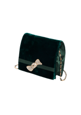 VELVET FLAP BAG