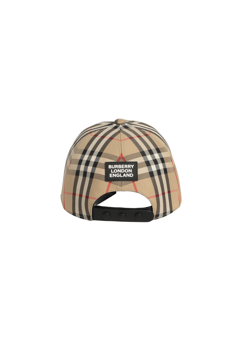 VINTAGE CHECK BASEBALL CAP