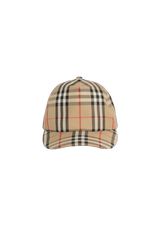 VINTAGE CHECK BASEBALL CAP