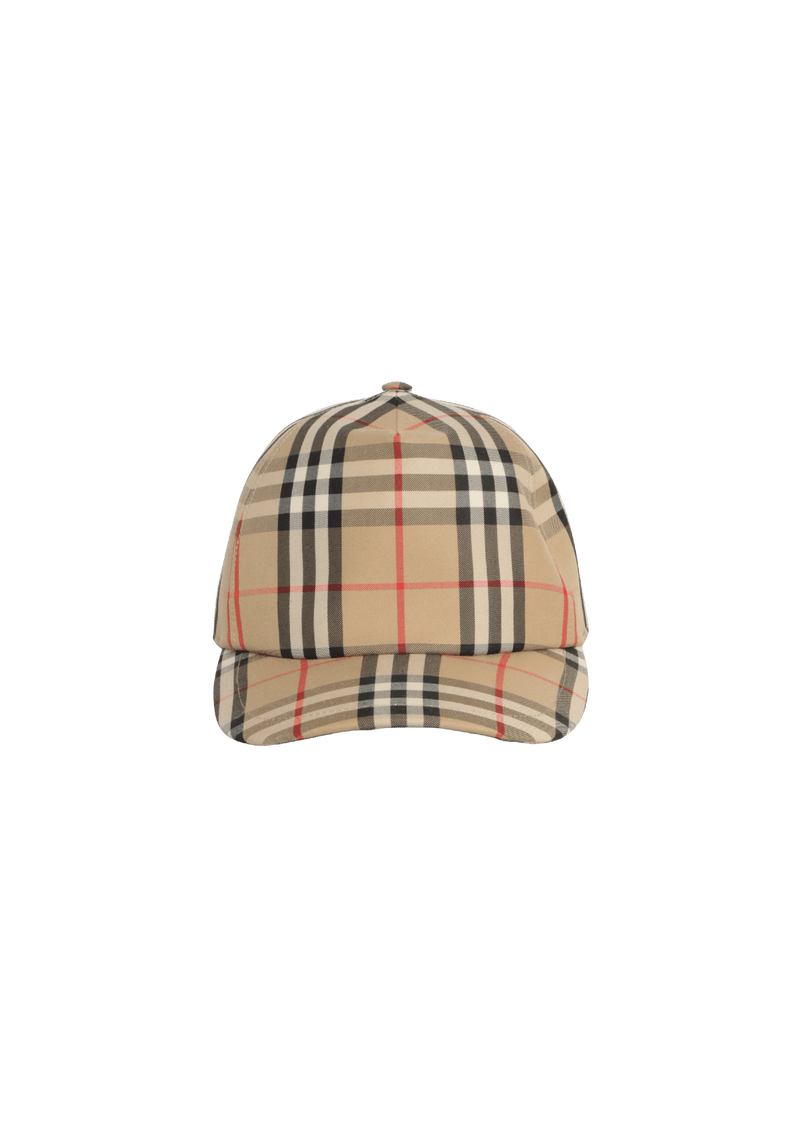 VINTAGE CHECK BASEBALL CAP