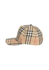 VINTAGE CHECK BASEBALL CAP