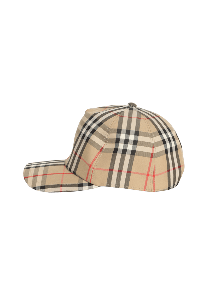 VINTAGE CHECK BASEBALL CAP