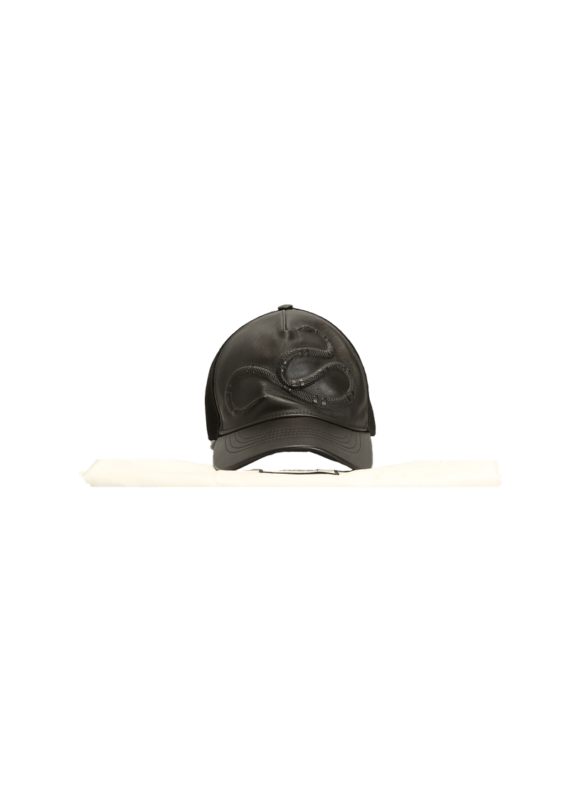 LEATHER KINGSNAKE BASEBALL HAT