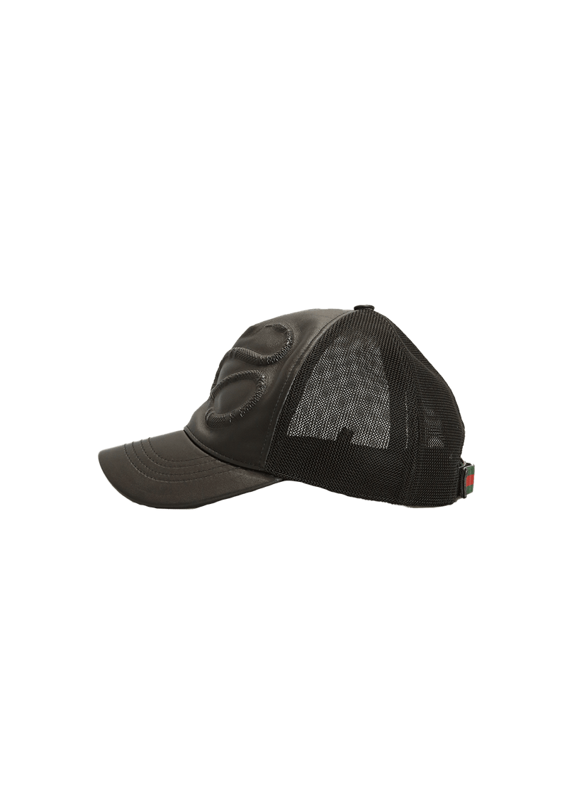 LEATHER KINGSNAKE BASEBALL HAT