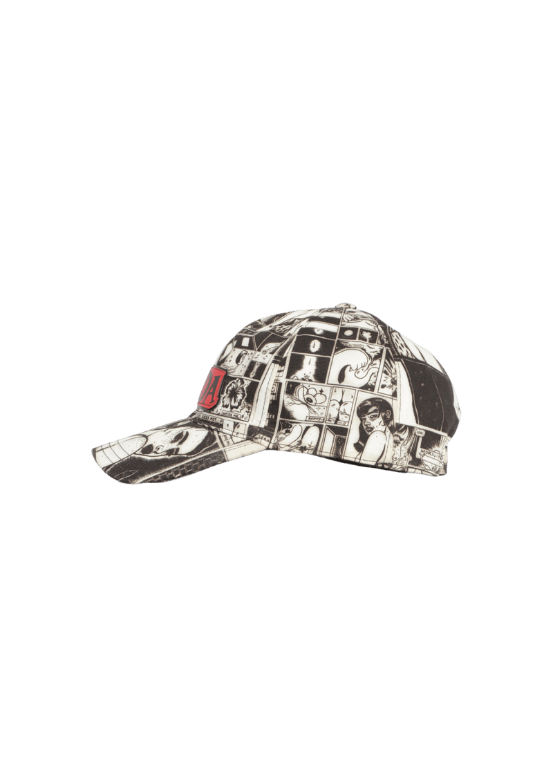 MONOCHROME COMIC PRINTED CAP P