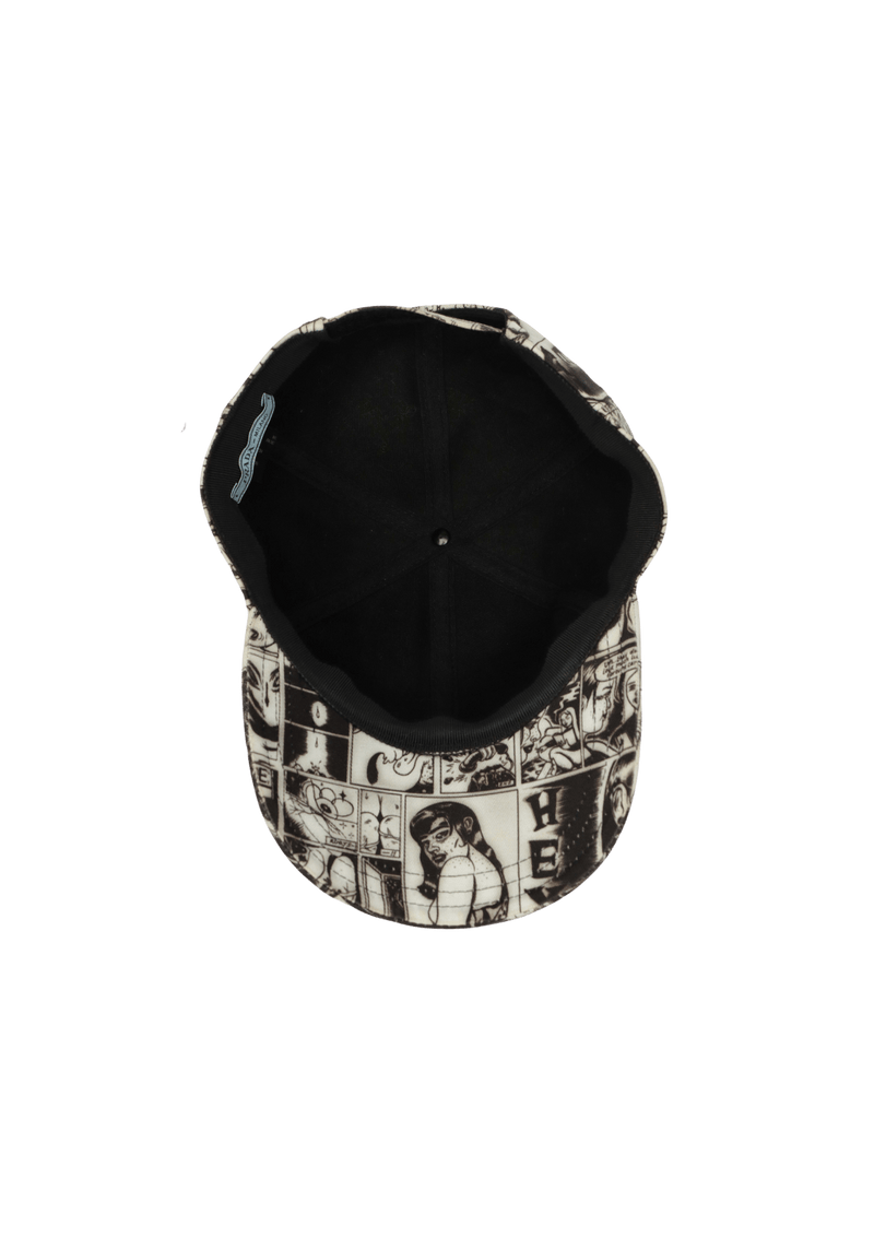 MONOCHROME COMIC PRINTED CAP P