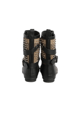 HOUSE CHECK STUDDED RAIN BOOTS 35