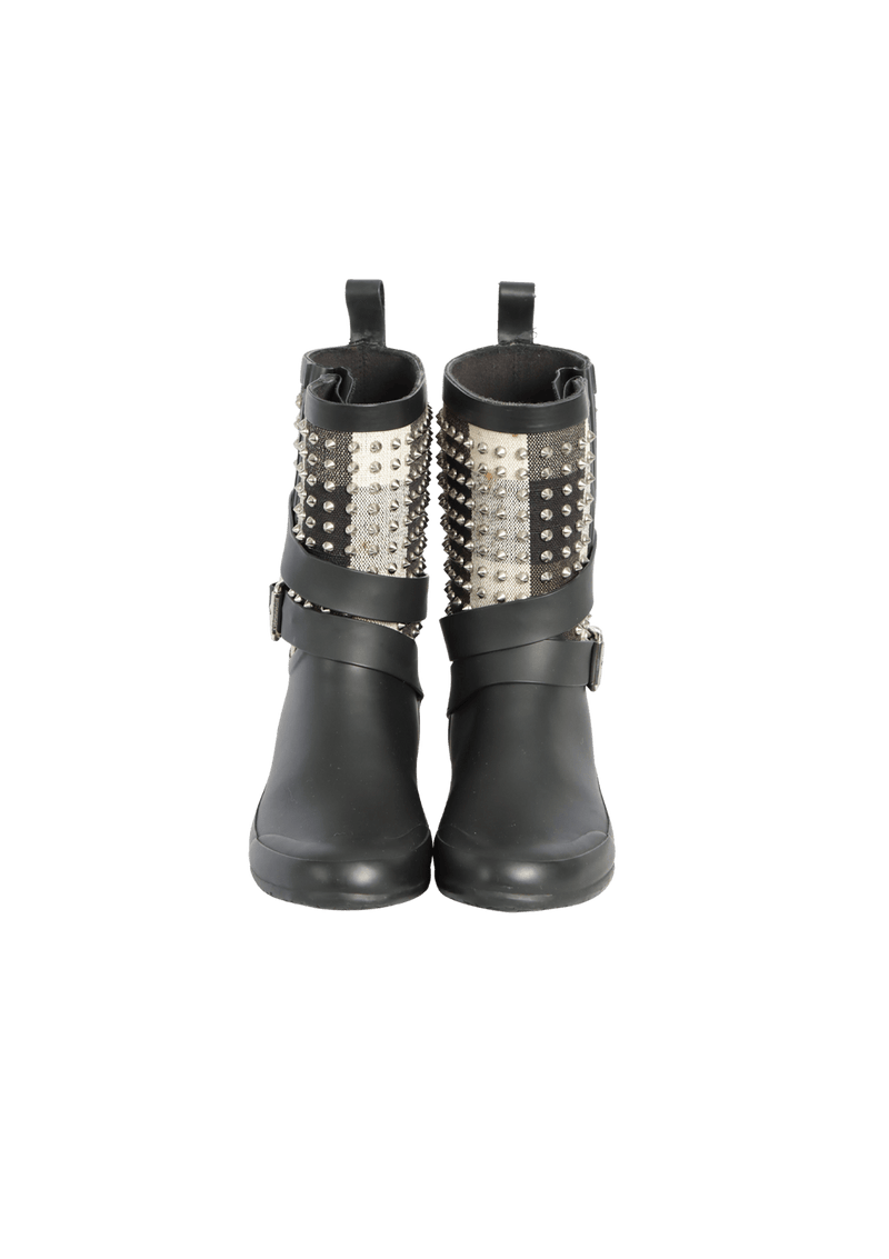 HOUSE CHECK STUDDED RAIN BOOTS 35